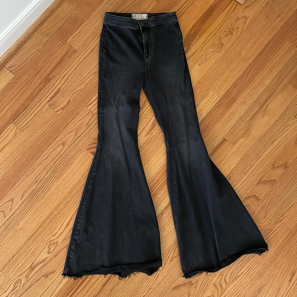 FreePeople belle bottoms in black
